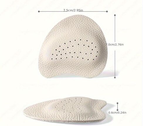 3 Pairs Forefoot Cushion Inserts for Women Shoes, Non-Sliding Insole Pads for Open Toe,Shoe Pads for Women Shoes Too Big in Saudi Arabia