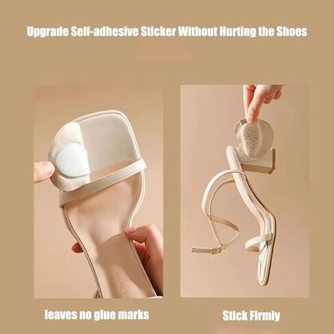 3 Pairs Forefoot Cushion Inserts for Women Shoes, Non-Sliding Insole Pads for Open Toe,Shoe Pads for Women Shoes Too Big in Saudi Arabia