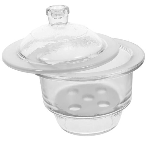 OUNONA 150mm Laboratory Glassware Desiccator Jar Vacuum Drying Dish Drying Bottle High Grade Easy to Carry in Saudi Arabia