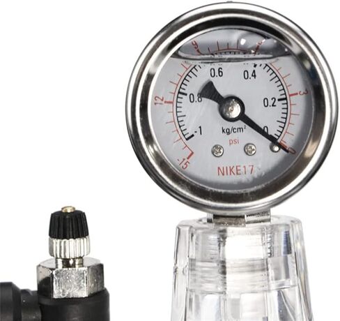 مجفف فراغ مع مقياس الضغط 150 مم مجفف مختبر بلاستيك بولي كربونات مناسب لمجفف تجفيف صمام مزدوج للمدرسة in Kuwait