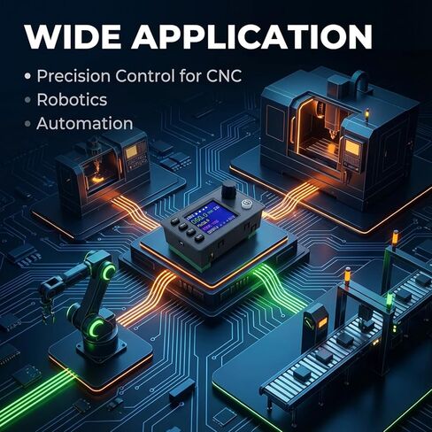 Stepper Motor Controller, DC 12-24V, 20 Modes, Modbus Driver Compatible with Nema 17 23 34, CNC, PLC in Kuwait