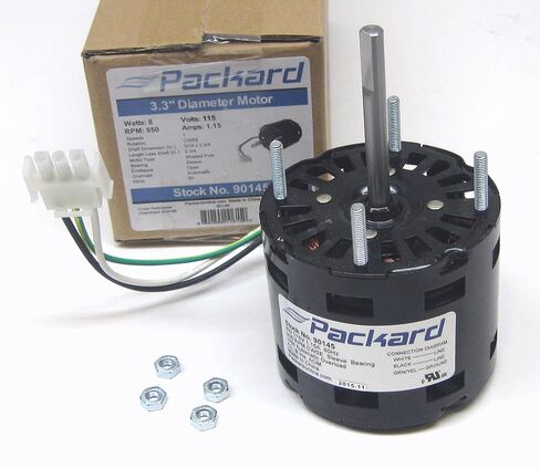 Packard 90145 Motor for Greenheck 310145, 8 Watt, 115/60 Volts, 950 RPM, CWSE in Saudi Arabia