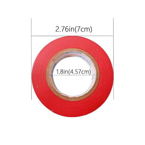 Color Guard Tape 4 Pack PVC Electrical Glue Tape, 66 Feet 0.7 Inch Insulation Tape (Red, Blue, Green, Yellow) in Kuwait