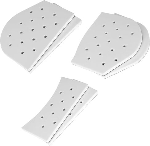 مجموعة أغطية EVA مناسبة لوسادات الرقائق المصنوعة من مزيج الصوف، باللون الأبيض، 6 عبوات، لمنصات مقاس 81.28 سم × 81.28 سم in Kuwait