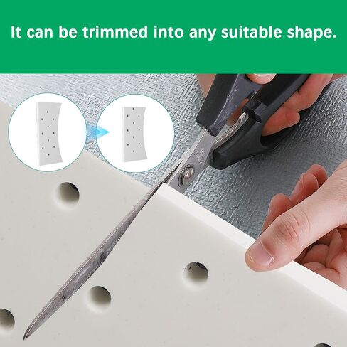 مجموعة أغطية EVA مناسبة لوسادات الرقائق المصنوعة من مزيج الصوف، باللون الأبيض، 6 عبوات، لمنصات مقاس 81.28 سم × 81.28 سم in Kuwait