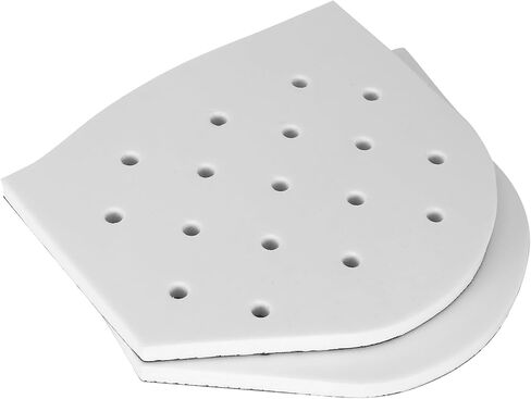 مجموعة أغطية EVA مناسبة لوسادات الرقائق المصنوعة من مزيج الصوف، باللون الأبيض، 6 عبوات، لمنصات مقاس 81.28 سم × 81.28 سم in Kuwait