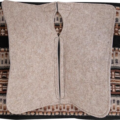 وسادة علوية للبطانية الكلاسيكية من Equine ESP، 3/4 بوصة، رمادي فولاذي أسود، 34 × 38 in Saudi Arabia