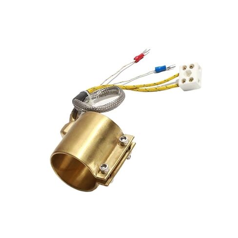 1pc Brass Copper Insulated Band Heater Coil Closed Type 220v 42x40mm 42x60mm 240W-360W for Injection Molding Machine(5 Wires,220V_IDXH 42X60MM 360W) in Kuwait