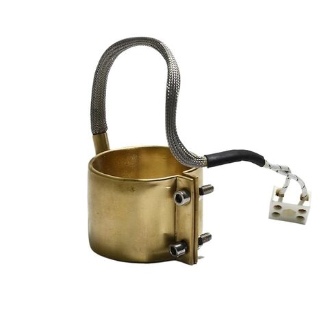 220V Electric Brass Nozzle Band Heating Element ID 48MM 50MM Die Head Molding Heater Element H30/40/60MM 350W 400W(IDxH 48x40mm 270W) in Kuwait