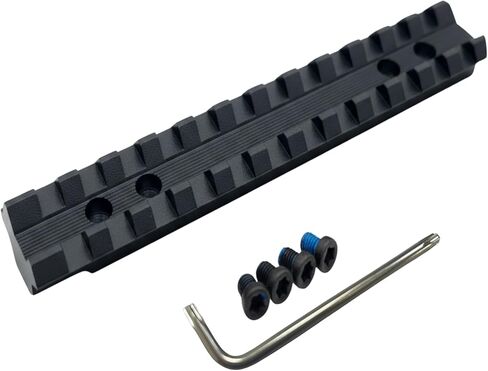 PrimeMach® 0 MOA Picatinny Scope Mount Rail لـ Marlin 1895، 336، 444، 375 & Camp Carbine - محول قاعدة تكتيكية من قطعة واحدة - طلاء صلب من الألومنيوم المؤكسد - متوافق مع حلقات ويفر وبيكاتيني in Kuwait