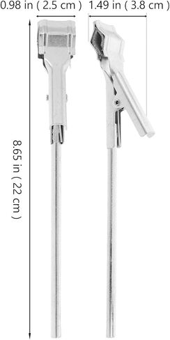Vaguelly Chemistry Lab Test Tube Clamp with Adjustable Grip Spring Mechanism Iron Prong Holder for Laboratory Stand Equipment and Beaker Clips in Saudi Arabia