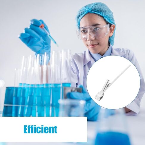Vaguelly Chemistry Lab Test Tube Clamp with Adjustable Grip Spring Mechanism Iron Prong Holder for Laboratory Stand Equipment and Beaker Clips in Saudi Arabia