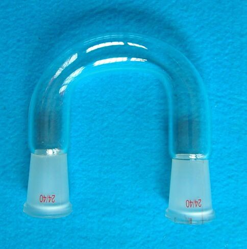 24/40,U-Shape Glass Connecting Adapter,U-Tube,Both Socket Ground Joint in Saudi Arabia