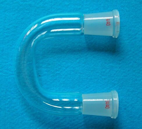 24/40,U-Shape Glass Connecting Adapter,U-Tube,Both Socket Ground Joint in Saudi Arabia
