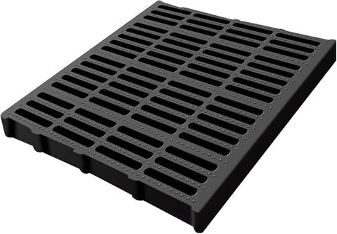 Concrete Permeable Grating Polymer Plastic Channel Grating Pedestrian Walkway Landscape Drainage Cover Plate Underground Drainage Trough(50x35x3cm/19.6x13.7x1.2in) in Saudi Arabia