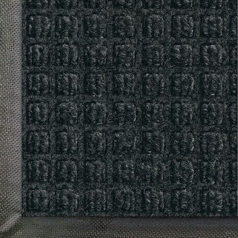 سجادة مدخل من الدرجة التجارية WaterHog، سجادة أرضية داخلية/خارجية بطول 20.32 سم × عرض 15.24 سم، فحمي من M+A Matting in Kuwait