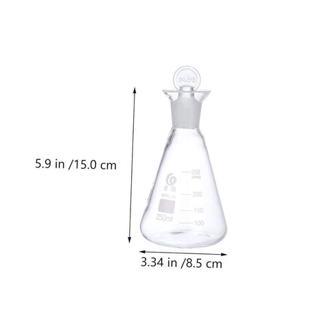 4Pcs Iodine Flask Borosilicate Flask with Scale Laboratory Supply for Experimentation and Mixing in Saudi Arabia