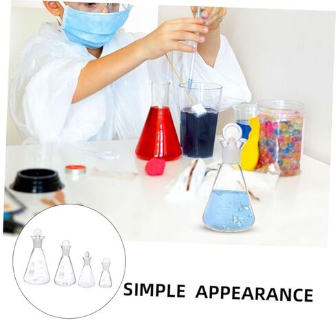 4Pcs Iodine Flask Borosilicate Flask with Scale Laboratory Supply for Experimentation and Mixing in Saudi Arabia