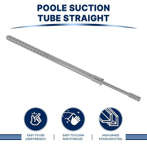 Poole Suction Tube 23 French Curved in Saudi Arabia
