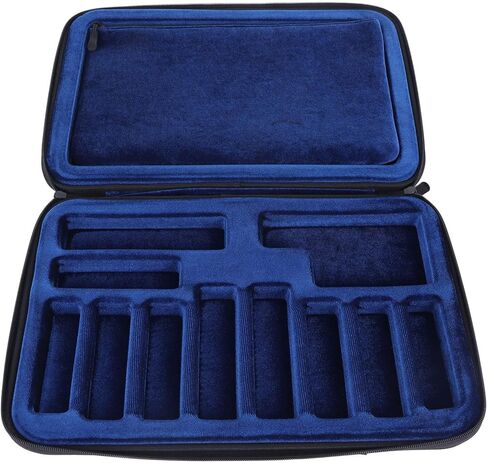 Kadimendium Portable Saxophone Mouthpiece Storage Case Soft Oxford Cloth, Universal Mouthpiece Bag for Musicians, Black in Saudi Arabia