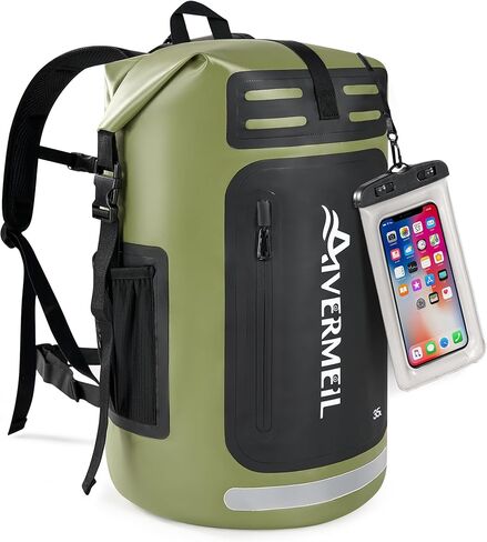 Waterproof Dry Bag with Waterproof Phone Case and small waterproof Bag Green in Saudi Arabia