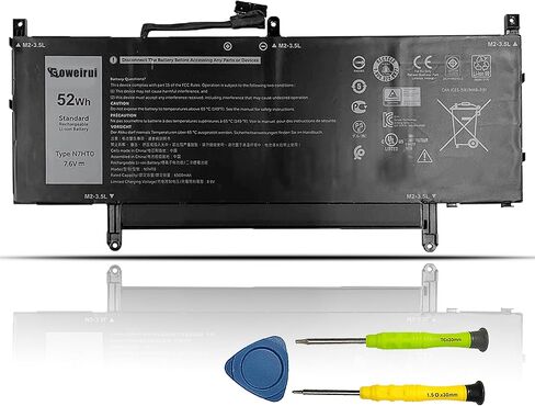 54WH DR02P R73TC Battery Replacement for Dell Latitude 3440 5440 5450 5540 5550 7455 Precision 3480 3490 3580 3590 P127F P127F001 P169G P169G001 P181G P182G Series 2X1V9 803W6 GRWKG JTG7N in Saudi Arabia