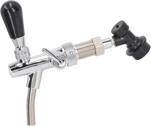 Gecheer 304 Stainless Steel Beer Tap, Adjustable Liquid Dispenser with G5/8 Thread for Bar Restaurant Hotel and Home Use in Kuwait