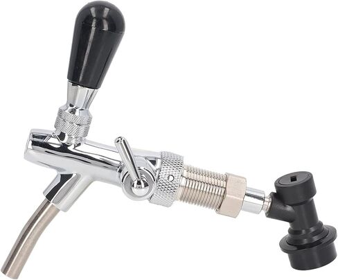 Gecheer 304 Stainless Steel Beer Tap, Adjustable Liquid Dispenser with G5/8 Thread for Bar Restaurant Hotel and Home Use in Kuwait