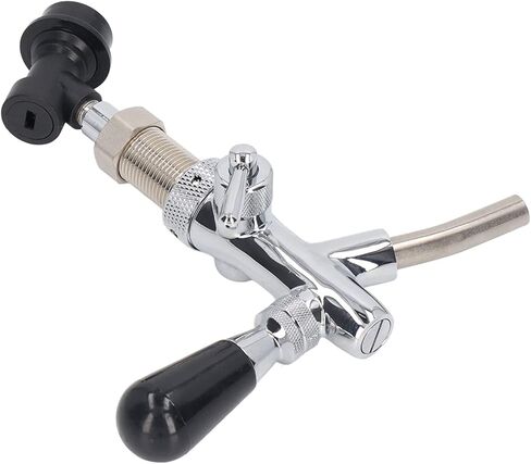 Gecheer 304 Stainless Steel Beer Tap, Adjustable Liquid Dispenser with G5/8 Thread for Bar Restaurant Hotel and Home Use in Kuwait