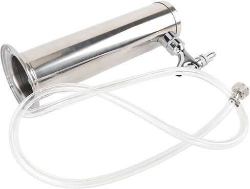Gecheer Draft Beer Tower, Single Tap Stainless Steel 3 Inch Column Dispenser Kit for Parties Pubs Restaurants in Kuwait