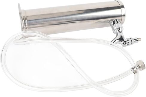 Gecheer Draft Beer Tower, Single Tap Stainless Steel 3 Inch Column Dispenser Kit for Parties Pubs Restaurants in Kuwait