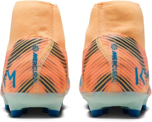 Nike Mercurial Superfly 10 Academy Kylian Mbappe MG High-Top Soccer Cleats (Melon Tint/Igloo/Neo Turquoise) in Saudi Arabia