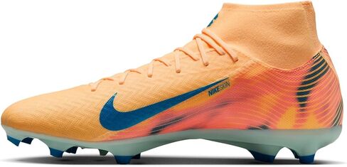 Nike Mercurial Superfly 10 Academy Kylian Mbappe MG High-Top Soccer Cleats (Melon Tint/Igloo/Neo Turquoise) in Saudi Arabia