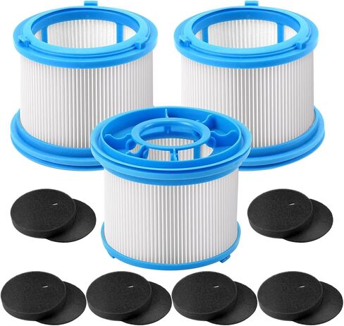 4039 فلتر بديل مناسب لمكنسة Bissell PowerClean FurGuard 280W وFurFinder 200W اللاسلكية ذاتية الوقوف، 2 مرشحات HEPA، 2 رغوة و2 مرشحات مسبقة مطوية in Kuwait