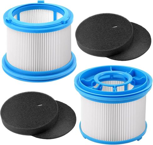 4039 فلتر بديل مناسب لمكنسة Bissell PowerClean FurGuard 280W وFurFinder 200W اللاسلكية ذاتية الوقوف، 2 مرشحات HEPA، 2 رغوة و2 مرشحات مسبقة مطوية in Kuwait