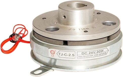 قوة القابض الكهرومغناطيسي الصغيرة 24 فولت مجموعة فرامل لوحة الاحتكاك من سبائك الألومنيوم لحماية أداء سلامة المحرك (TL-C1-5) in Kuwait