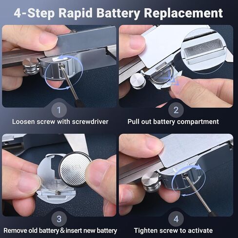 Preciva Digital Caliper Measuring Tool, Stainless Steel Digital Micrometer Vernier Caliper, with Backlight LCD, Auto-Off Feature, IP54 Splash Proof Protection and Inch Metric Conversion 6 Inch/150 mm in Kuwait