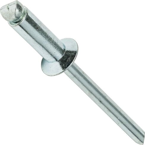 Fastenere Pop Rivets - 3/16 بوصة × 1/4 بوصة (50 قطعة) شديدة التحمل، نهاية مفتوحة، ألومنيوم، مسامير برشام عمياء على شكل قبة، مقاومة للتآكل وقوة قص عالية، 6-4 فجوة .188 بوصة - .250 بوصة in Saudi Arabia