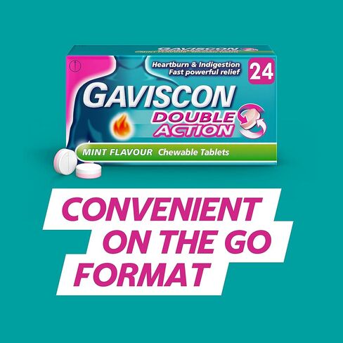 أقراص جافيسكون مزدوجة المفعول 24 نعناع in Kuwait