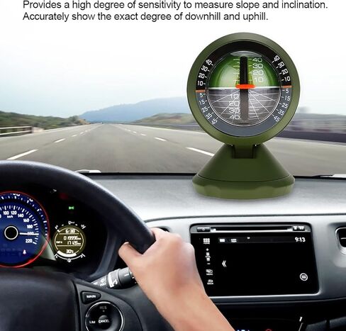 Pssopp Slope Balancer Angle Balancer Slope Car Inclinometer, Adjustable Stand Tilt Level Ideal for Vehicle Car Use View Road Conditions Easily in Saudi Arabia