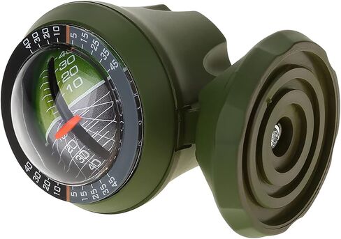 Kadimendium Outdoor Car Inclinometer Slope Measure Equipment, Adjustable Stand for Easy Installation, Green ABS Material in Saudi Arabia