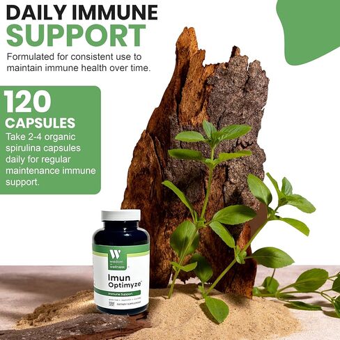Wisdom in Wellness Imun Optimyze – Immune System Support Supplement – 120 Capsules – Immune Balance Complex with Multivitamins – Daily Immune Boost for Adults – Gluten Free, Non-GMO Supplement in Saudi Arabia