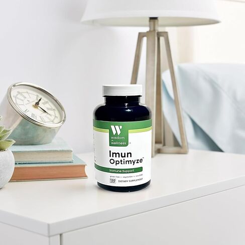 Wisdom in Wellness Imun Optimyze – Immune System Support Supplement – 120 Capsules – Immune Balance Complex with Multivitamins – Daily Immune Boost for Adults – Gluten Free, Non-GMO Supplement in Saudi Arabia