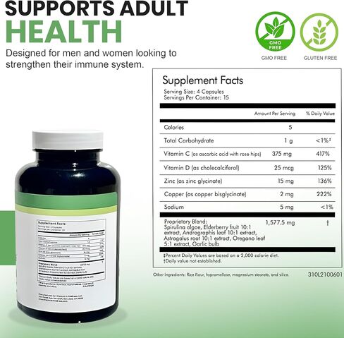 Wisdom in Wellness Imun Optimyze – Immune System Support Supplement – 120 Capsules – Immune Balance Complex with Multivitamins – Daily Immune Boost for Adults – Gluten Free, Non-GMO Supplement in Saudi Arabia