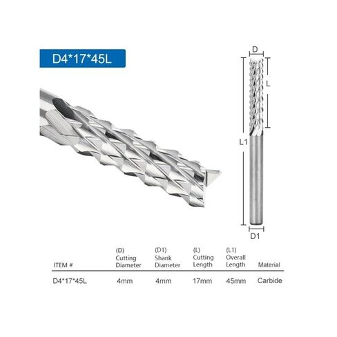 D6x42x70L شانك الذرة نهاية مطحنة CNC راوتر بت PCB آلة طحن أداة BHBHCPZGR in Kuwait