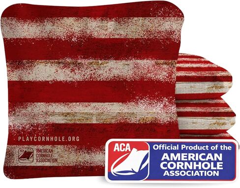 ACA Synergy Pro Professional Cornhole Bags Dual Side Stide 6x6 مجموعة من 4 علامة عتيقة in Saudi Arabia