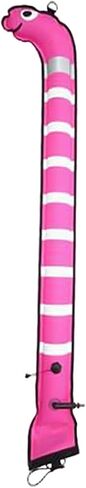 Surface Marker Buoy (SMB) - Inflatable Dive Tube for Snorkeling & Scuba - Highly Visible Safety Signal- Pink Length 1.5M in Saudi Arabia