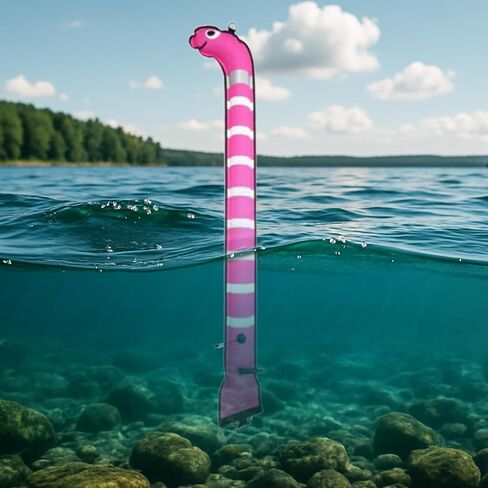 Surface Marker Buoy (SMB) - Inflatable Dive Tube for Snorkeling & Scuba - Highly Visible Safety Signal- Pink Length 1.5M in Saudi Arabia