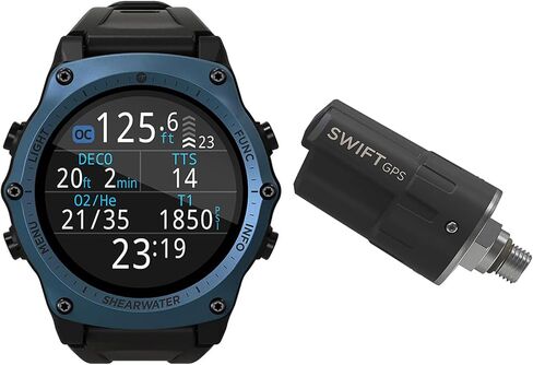 Shearwater Teric Dive Computer with GPS Transmitter, Blue in Kuwait