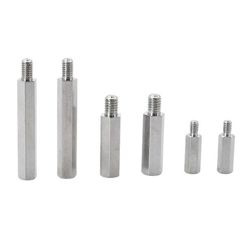 M2 M2.5 M3 M4 M5 M6 Motherboard Hex Standoffs Male to Female Stainless Steel Board Rack Spacing Screws Bolt PCB Support Spacer(15mm (10Pcs)) in Kuwait